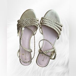 Kate Spade gold sandals